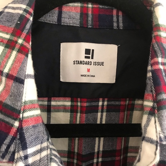 Standard Issue NYC Plaid Flannel Shirt - Picture 2 of 3